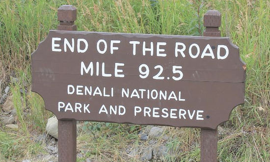 End of the Road - Mile 92.5 at Denali National Park