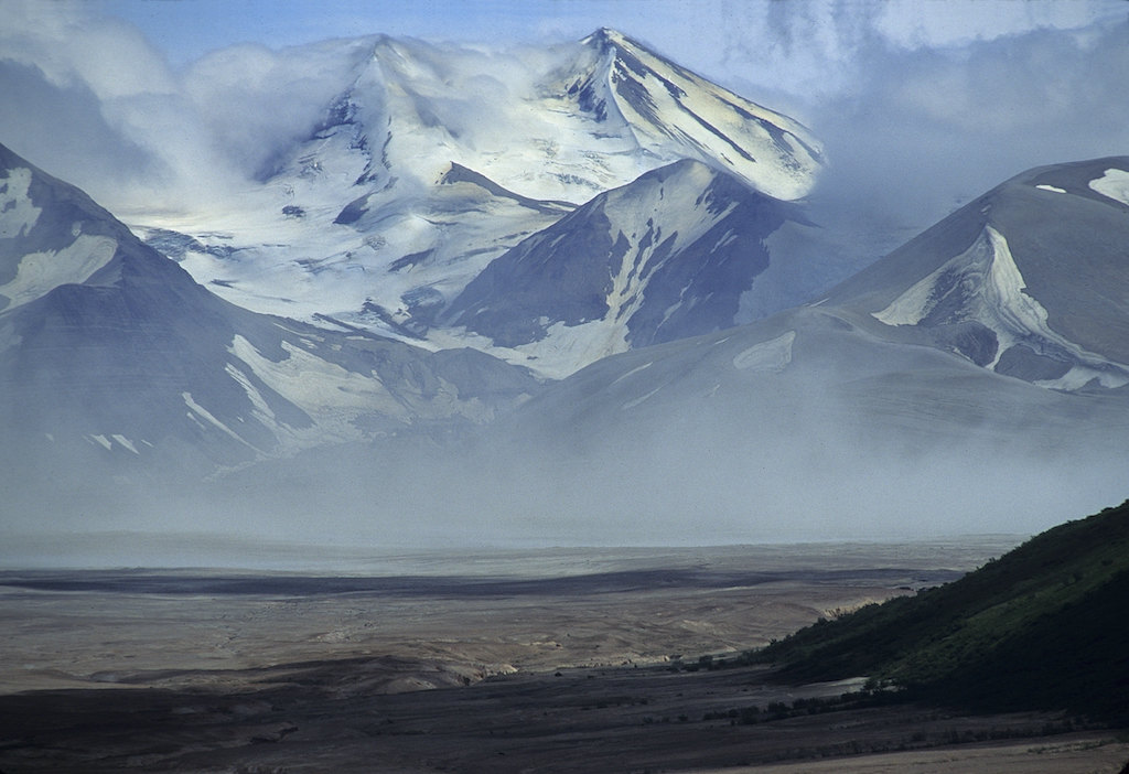 The rugged beauty of Mount Katmai in Alaska