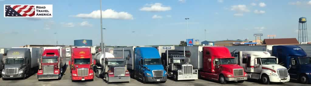 Customers lined up at the Iowa 80 Truckstop