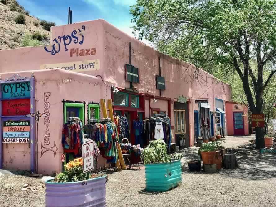 Gypsy Plaza in Madrid, New Mexico