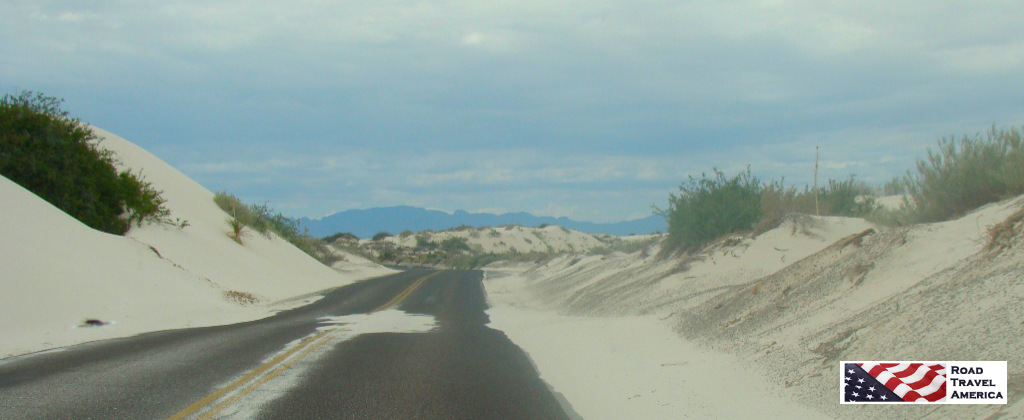 Dunes Drive in White Sands National Park in New Mexico