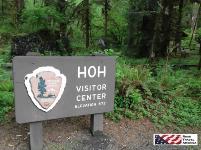 Hoh Visitor Center in Olympic National Park in the State of Washington