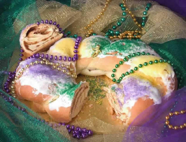 It's just not Mardi Gras without a king cake!
