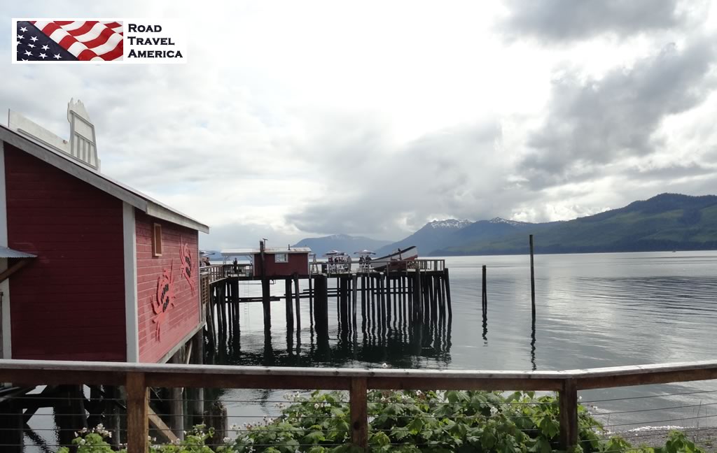 The pier at Icy Strait Point at Hoonah, Alaska