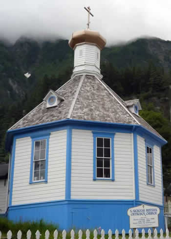 Saint Nicolas Russian Orthodox Church in Juneau, Alaska