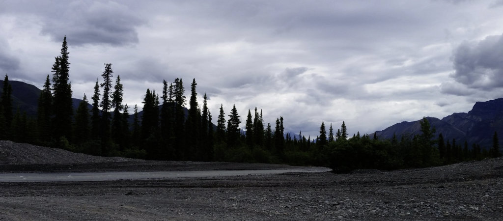 Creek crossing on the Nabesna Road in Wrangell-St. Elias National Park 