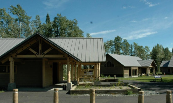 Copper Center visitor complex at Wrangell-St. Elias National Park in Alaska
