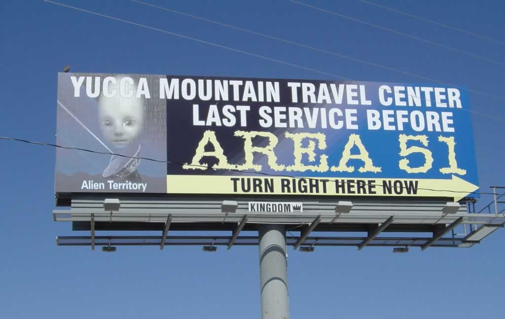 Yucca Mountain Travel Center ... Last service Before Area 51 in Nevada