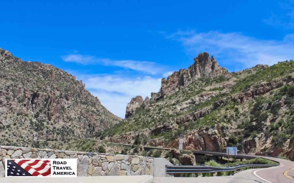 Climbing up the Mount Lemmon Scenic Byway