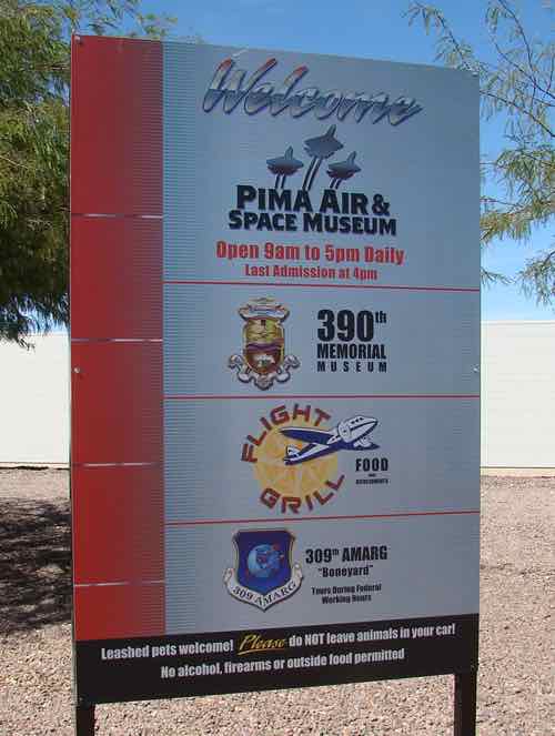 Pima Air and Space Museum in Tucson