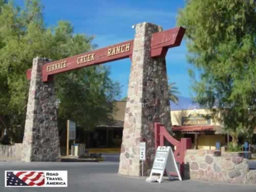 Entrance to Furnace Creek Ranch in Death Valley National Park