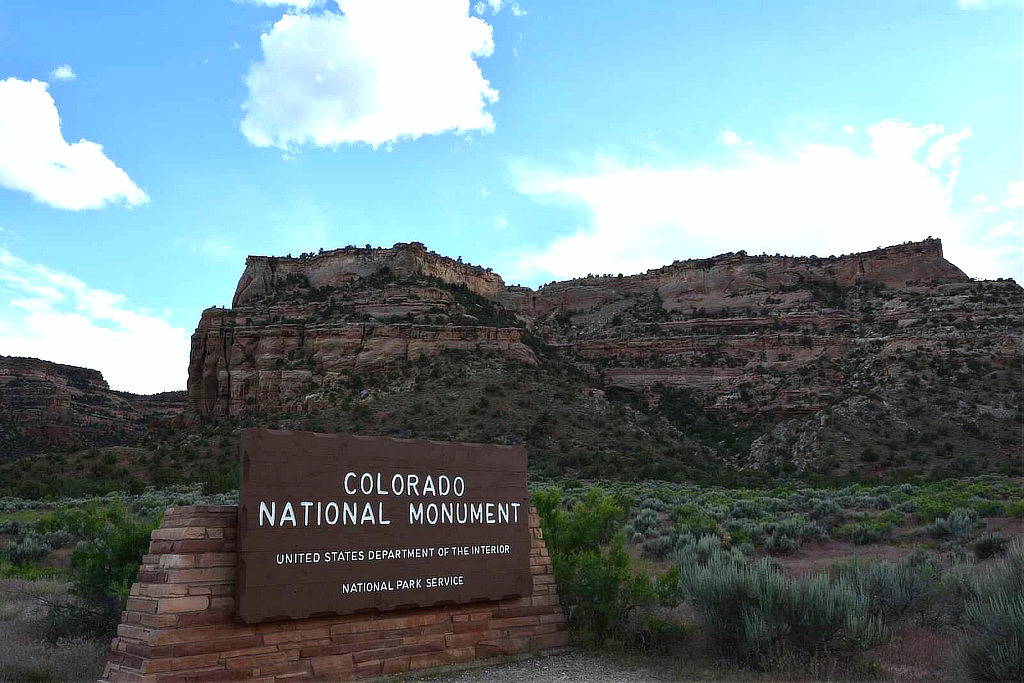 Entrance to the Colorado National Monument ... a property of the National Park Service