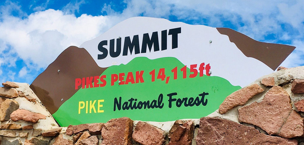 The Summit of Pikes Peak ... 14,115 feet above sea level, in the Pike National Forest