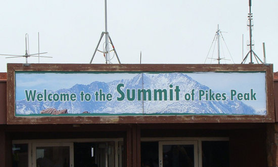 Welcome to the Summit of Pikes Peak