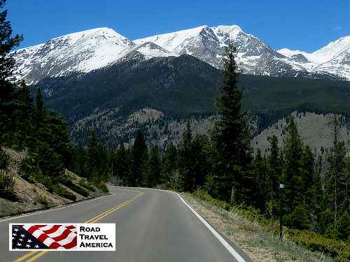 Quiet drive on Trail Ridge Road before peak season in Rocky Mountain National Park