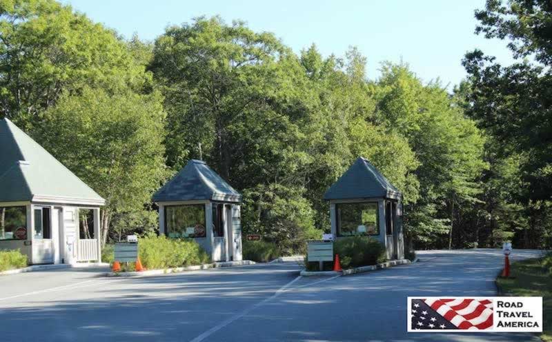 Entrance to Acadia National Park in Maine
