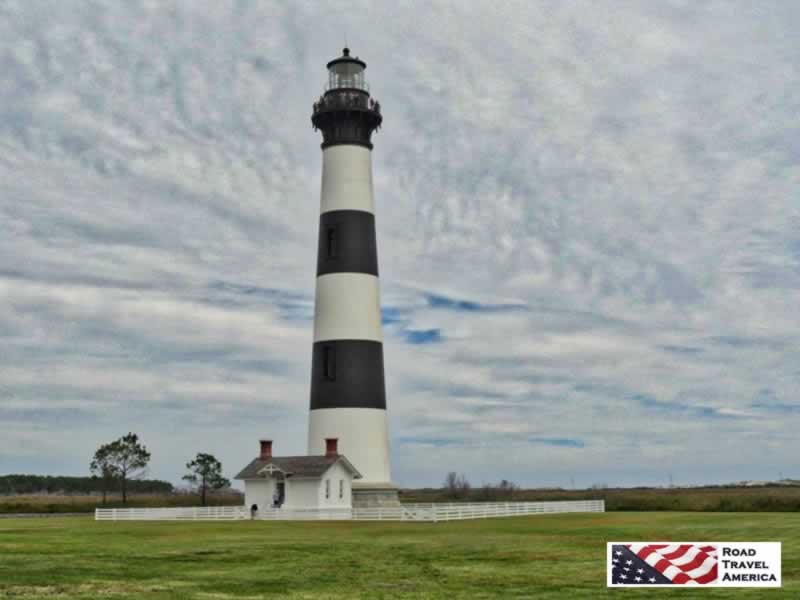 Bodie Island Light Station in the Outer Banks of North Carolina