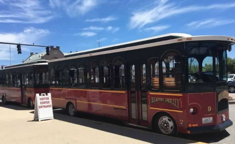 A great way to get around town, and see the sights ... Newport Trolley