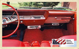 Inside the 1962 Impala Super Sport ... what fun we had in those road trips in this vehicle!