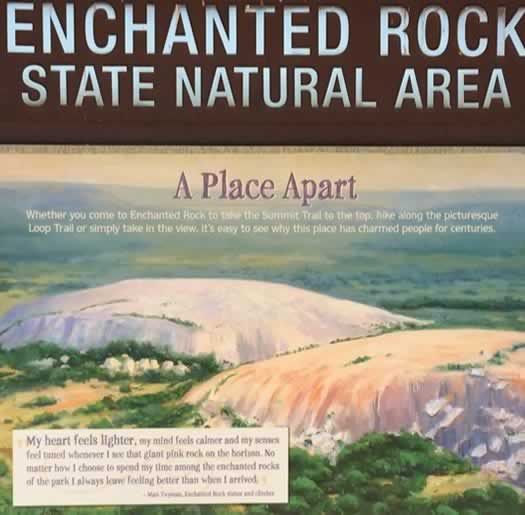 Enchanted Rock State Natural Area near Fredericksburg