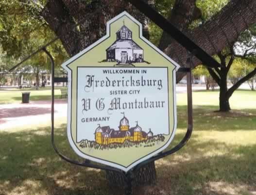 Willkommen Fredericksburg in Texas