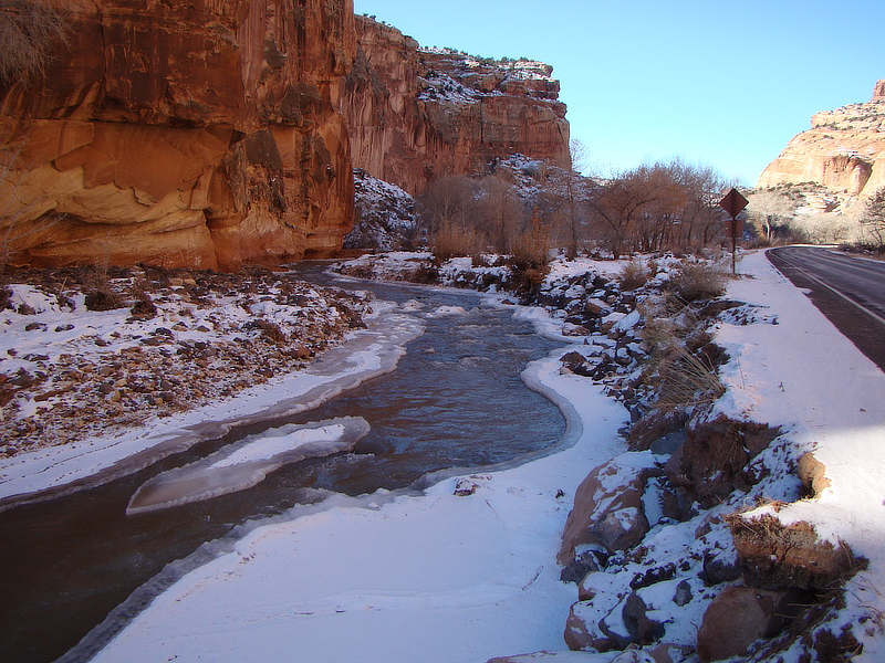 Winter at Capitol Reef National Park