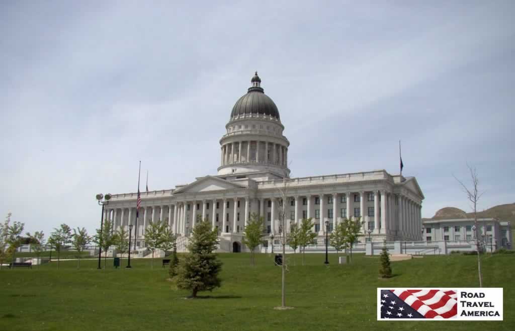 The Utah State Capitol Building in Salt Lake City