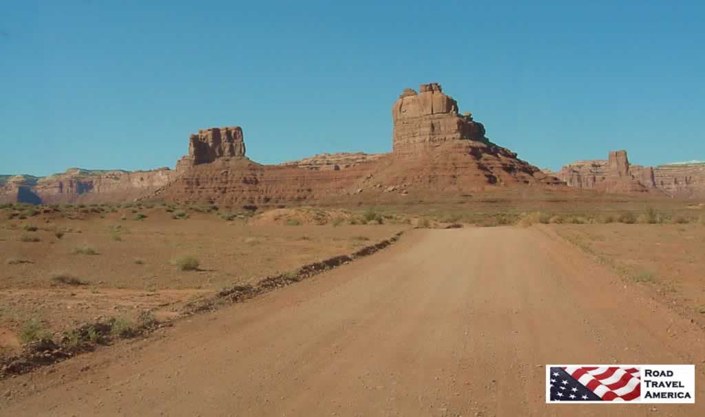 The Valley of the Gods is a scenic sandstone valley near Mexican Hat in San Juan County, Southeastern Utah.