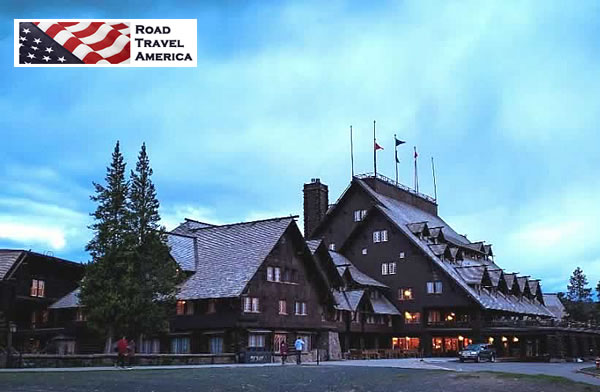 Old Faithful Inn in Yellowstone National Park