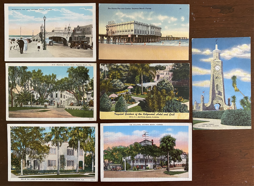 Daytona, Florida vintage picture postcards for sale