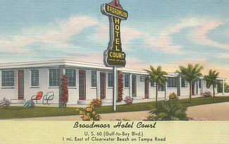 Broadmoor Hotel Court on U.S. Highway 60 in Clearwater, Florida