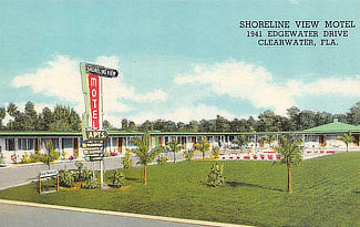 Shoreline View Motel, 1941 Edgewater Drive in Clearwater, Florida