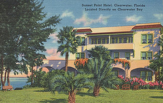 Sunset Point Hotel, located directly on Clearwater Bay in Florida