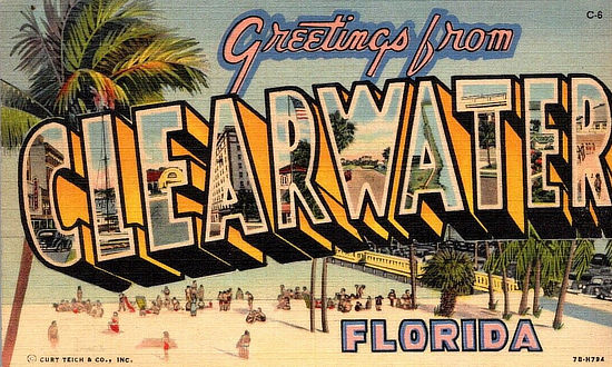 Greetings from Clearwater, Florida ... click for Clearwater travel in earlier times