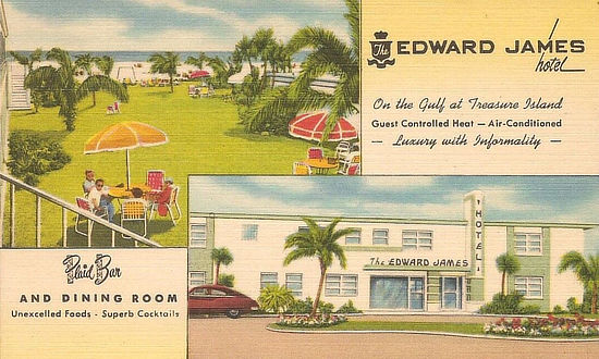 Edward James Hotel and Dining Room in Treasure Island, Florida