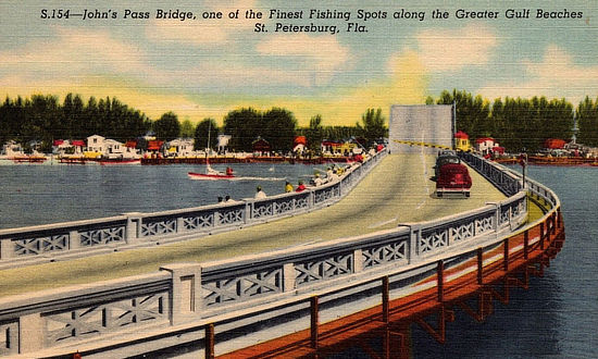 John's Pass Bridge, along the Gulf of Mexico near St. Petersburg, Florida