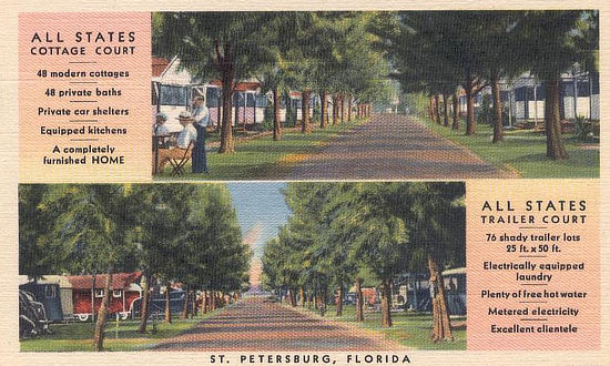 All States Cottage Court and Trailer Court in St. Petersburg, Florida