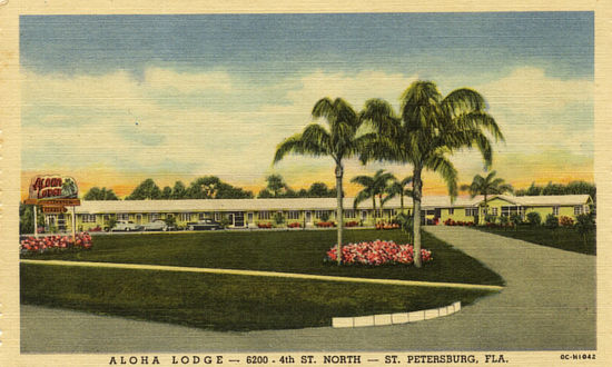 Aloha Lodge on 4th Street North in St. Petersburg, Florida