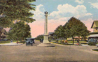 View of the End of Memorial Highway in Tampa, Florida