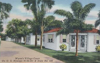 Wynn's Village Court on U.S. Highways 41-92-301 in Tampa, Florida