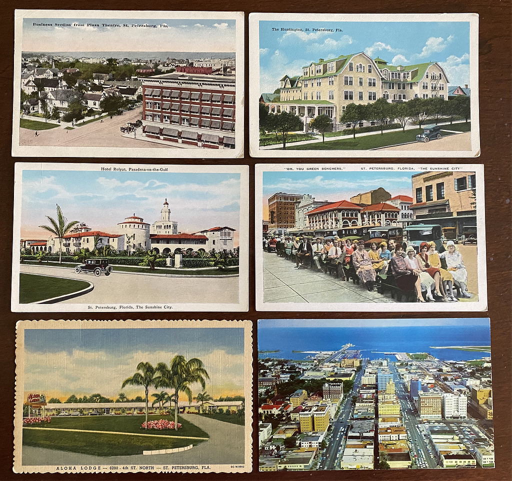 St Petersburg, Florida vintage picture postcards for sale