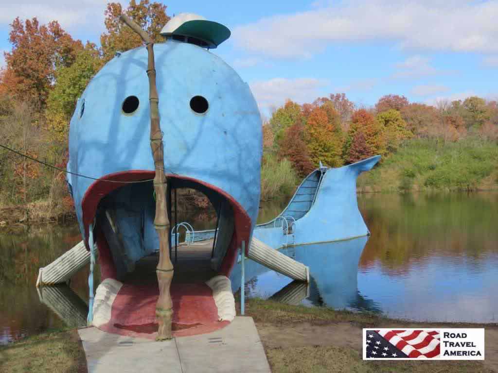 The Blue Whale in Catoosa, Oklahoma on Historic Route 66