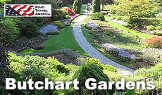Travel to the famous Butchart Gardens in Victoria, British Columbia