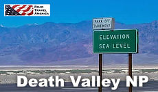 Death Valley National Park in California, and near Las Vegas