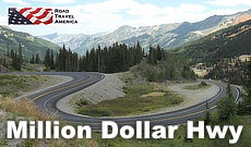 Million Dollar Highway, US 550, in Colorado